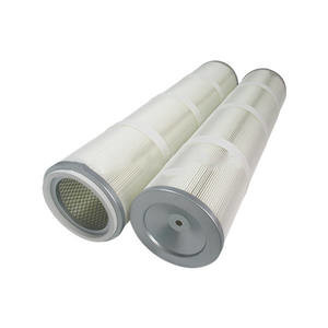 Eğrilerek Yapıştırılmış Kumaş Tozu Toz Endüstriyel Polyester Filtre Alttan Yükleme Kurulumu